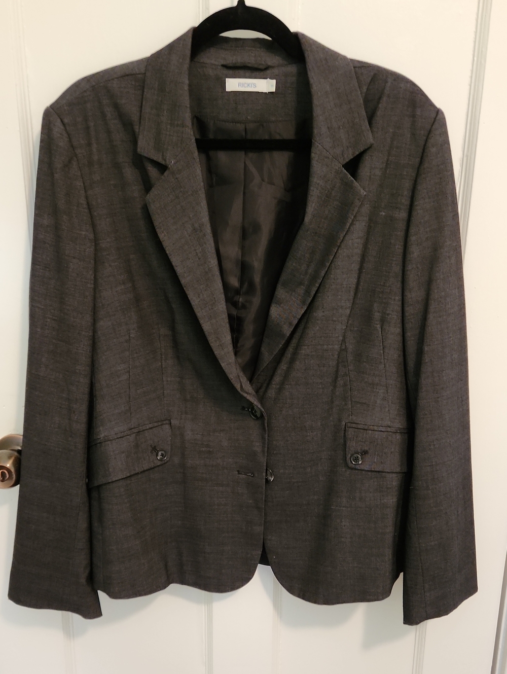 Ricki's Dark Charcoal Gray Women's Blazer Jacket